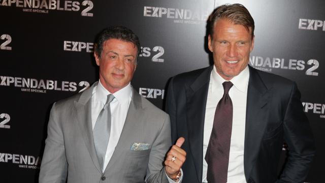 Ku đưa tin: Dolph Lundgren suýt đánh Sylvester Stallone trên phim trường "The Expendables"